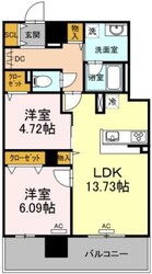 TWIN TOWERS AZUKIの物件間取画像